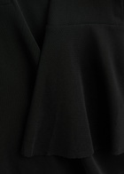 Diane Von Furstenberg Mackenzie Tulle top Black