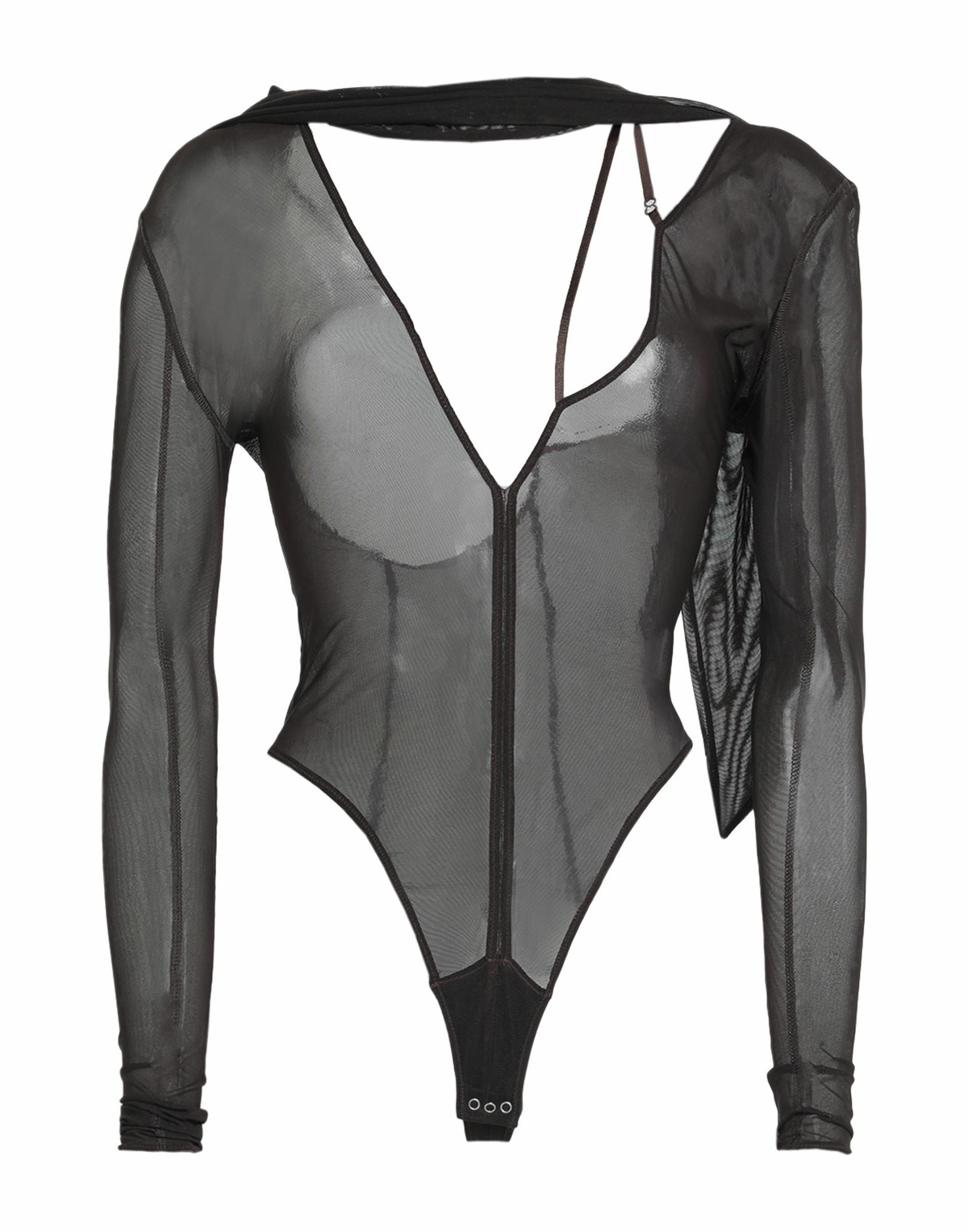 Jacquemus Womens Bodysuit in Dark brown