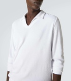 Fedeli Cotton terry polo shirt