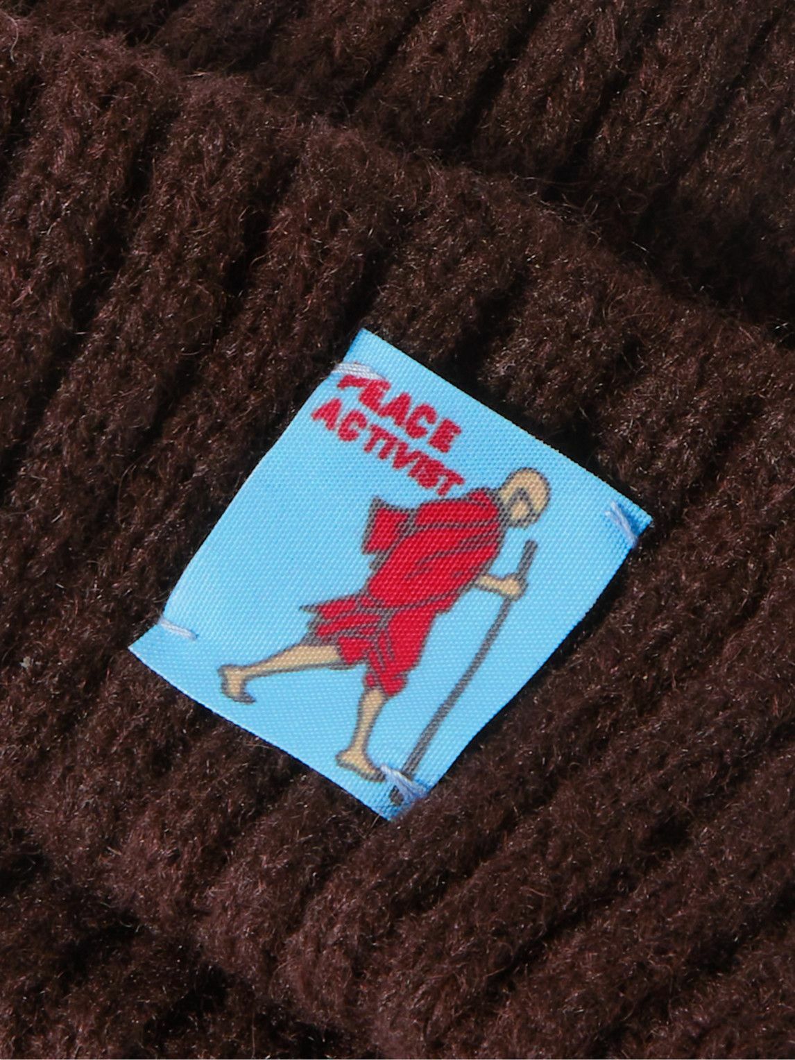 KAPITAL - 5G Logo-Appliquéd Ribbed-Knit Beanie KAPITAL