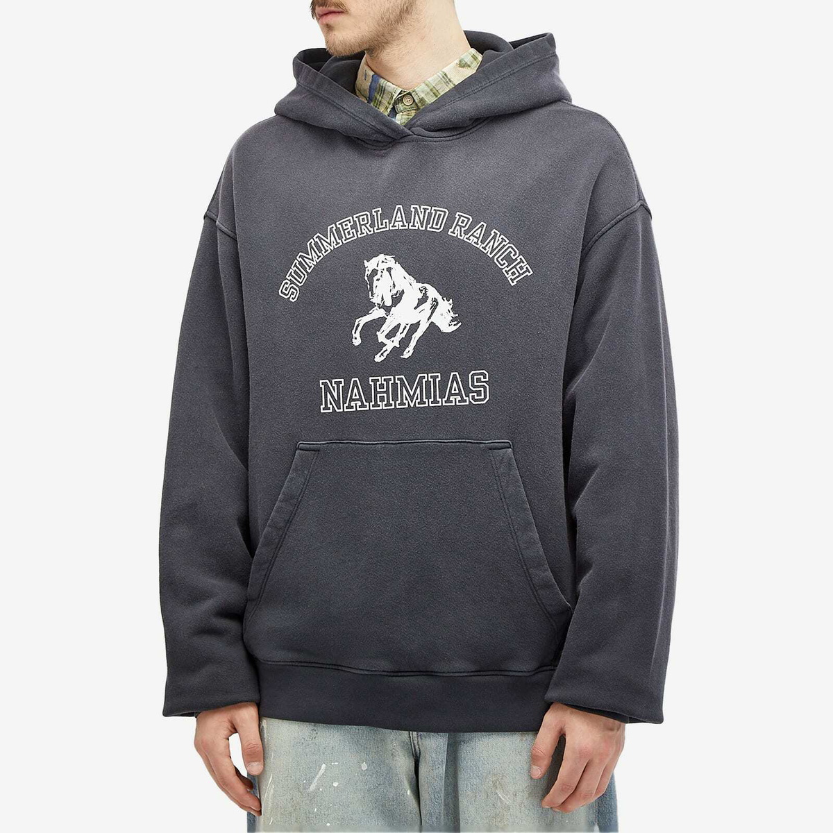 Nahmias Men's Summerland Ranch Hoodie in Worn Black