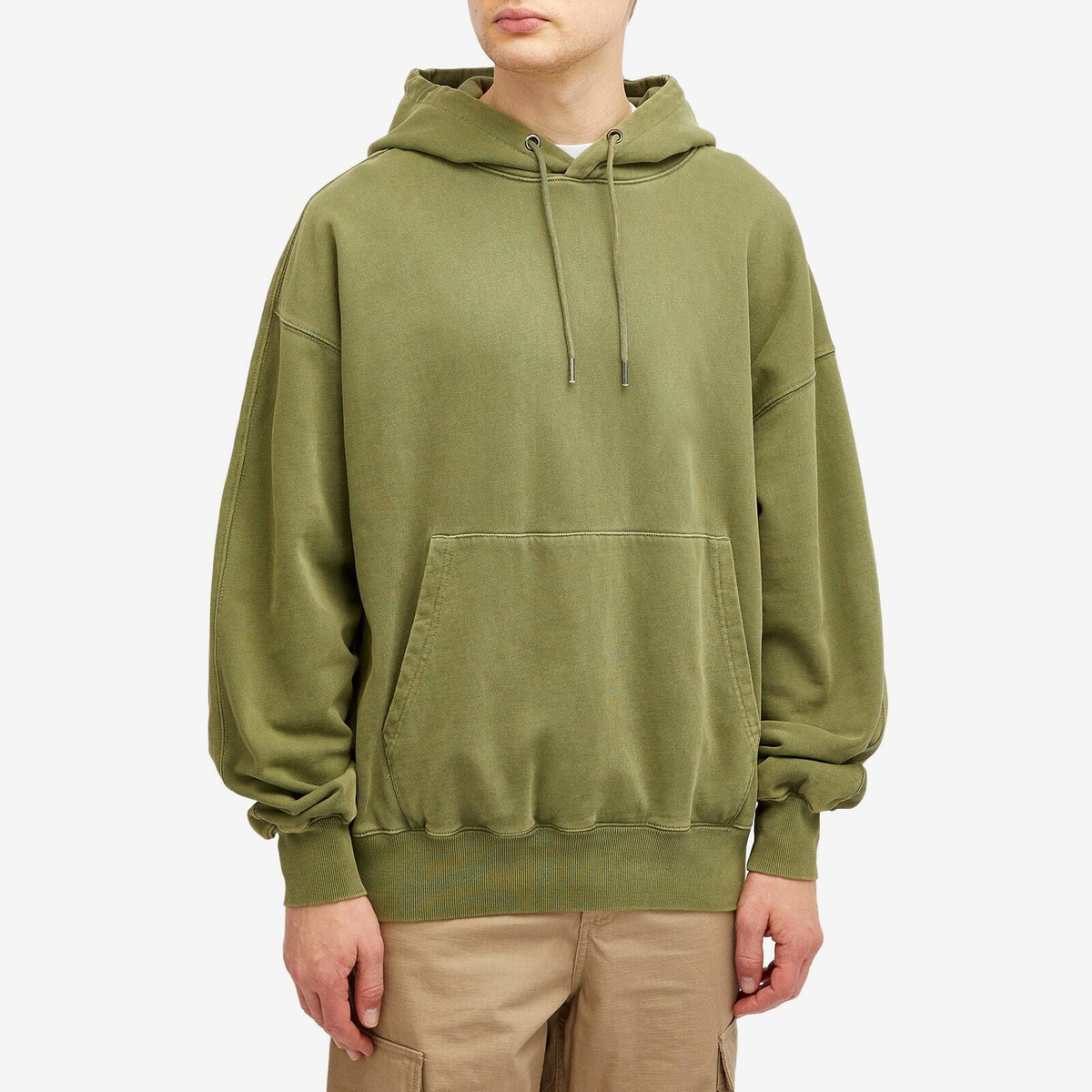 FrizmWORKS Men's OG Vintage Popover Hoodie in Green