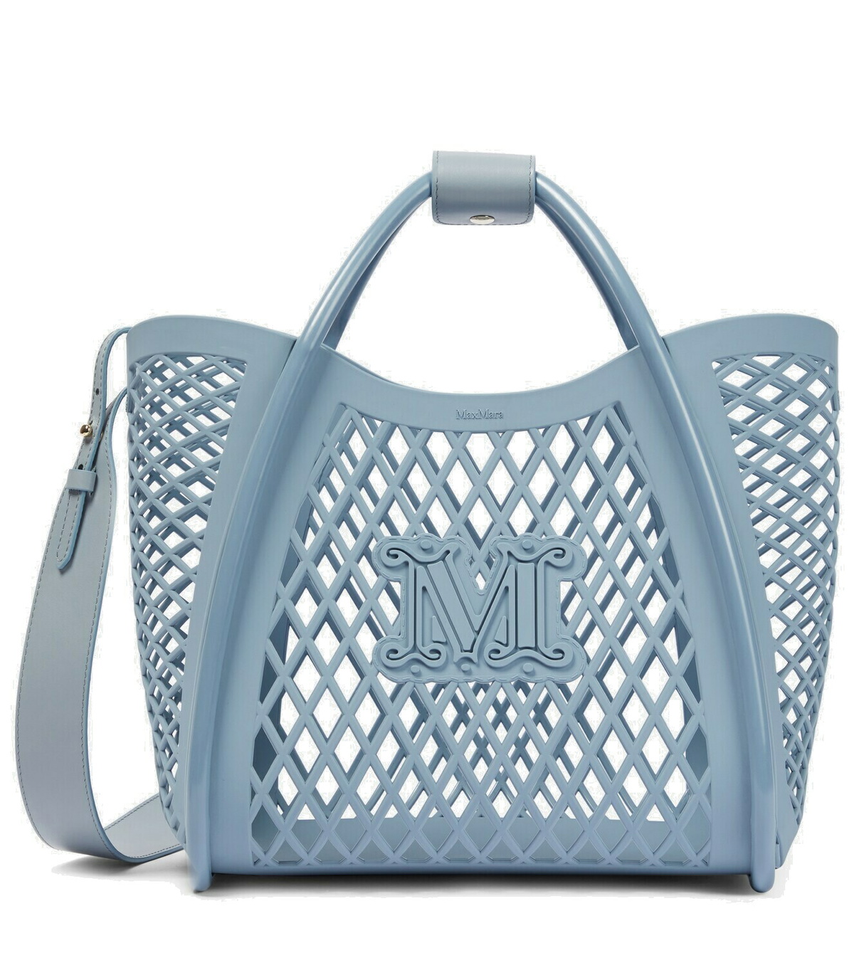 MaxMara(マックスマーラ)Logo Embroidery Woven Tote Bag(Sale!) Weekend Max Mara W Logo Woven Tote Bag with Pouch 2-Way