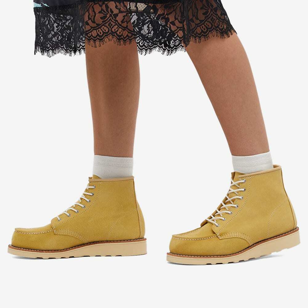 red wing moc toe sand