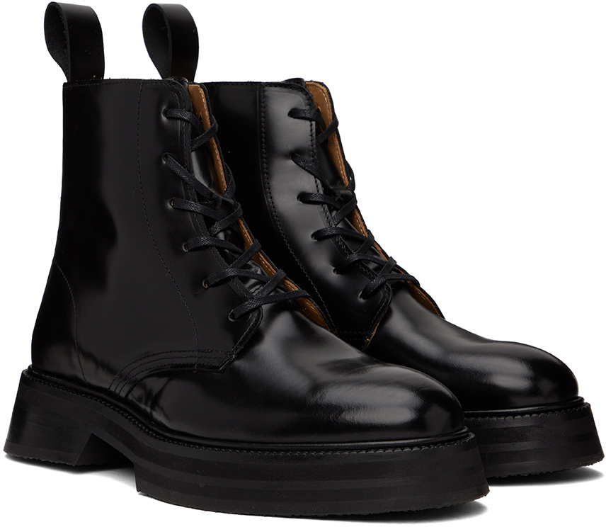 VINNY’s Black Officer Boots