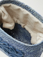 Loewe - Paula's Ibiza Anagram Leather-Trimmed Raffia Bucket Bag