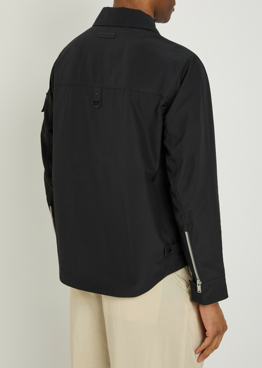 Moose Knuckles Charlesbourg Shell Overshirt Black