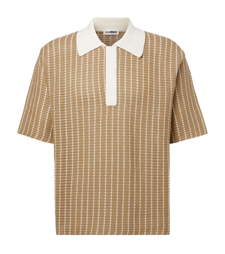 Photo: Jil Sander Knitted cotton polo shirt