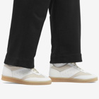 MM6 Maison Margiela Men's Leather Court Sneakers in White
