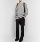 Acne Studios - Forba Logo-Appliquéd Mélange Loopback Cotton-Jersey Sweatshirt - Men - Gray