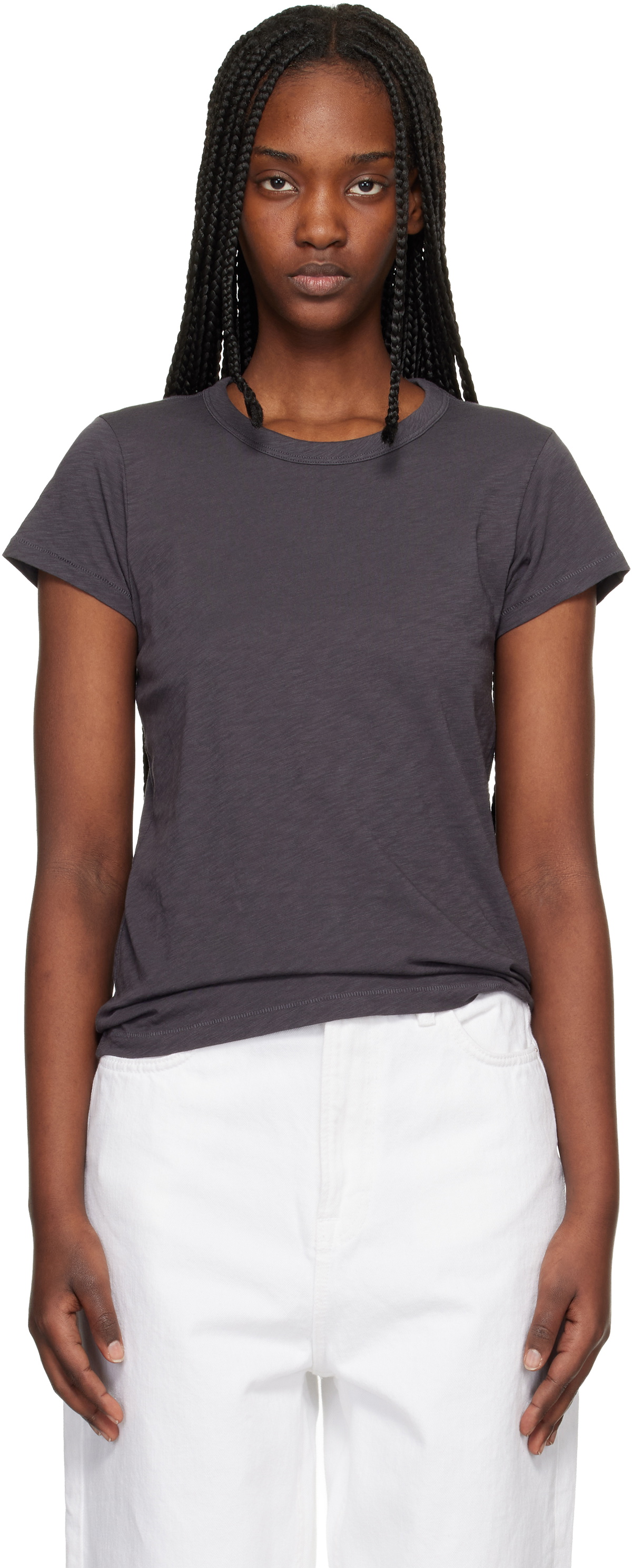 rag & bone Gray 'The Slub' T-shirt