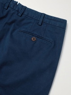 Purdey - Slim-Fit Cotton Chinos - Blue