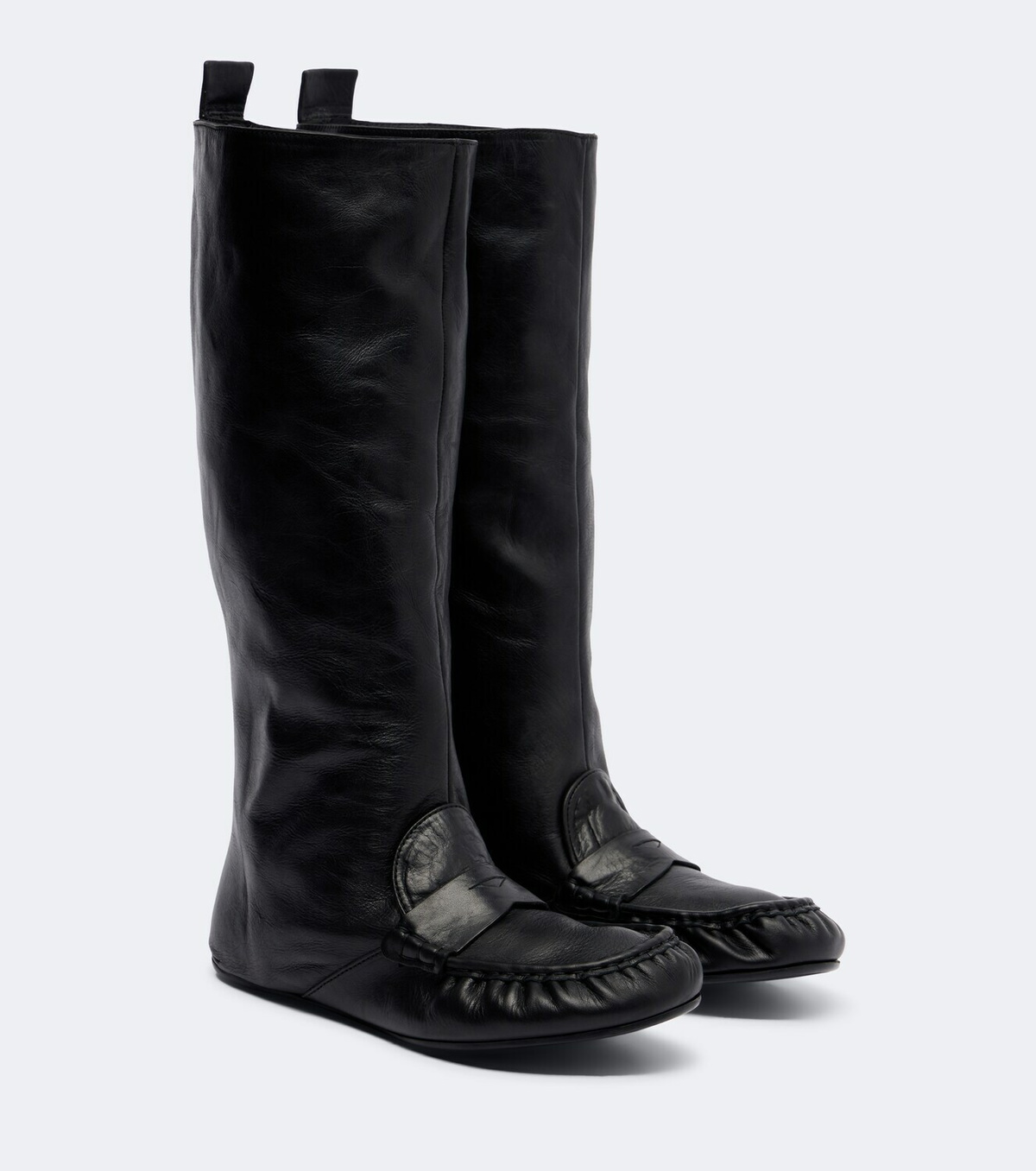 Acne Studios Bojan leather knee-high boots
