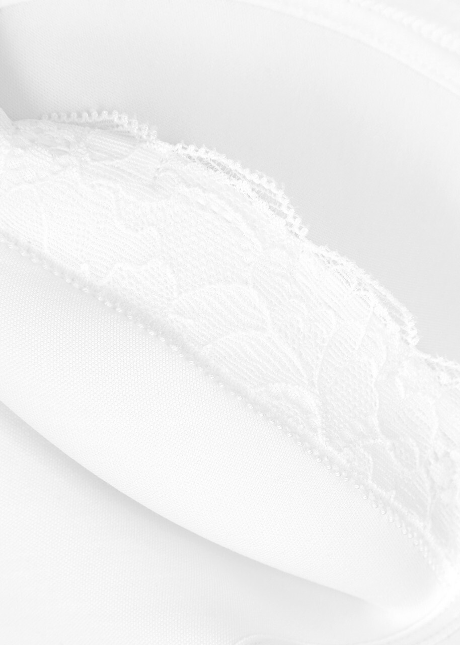Hanro Lace-trimmed Soft-cup bra White