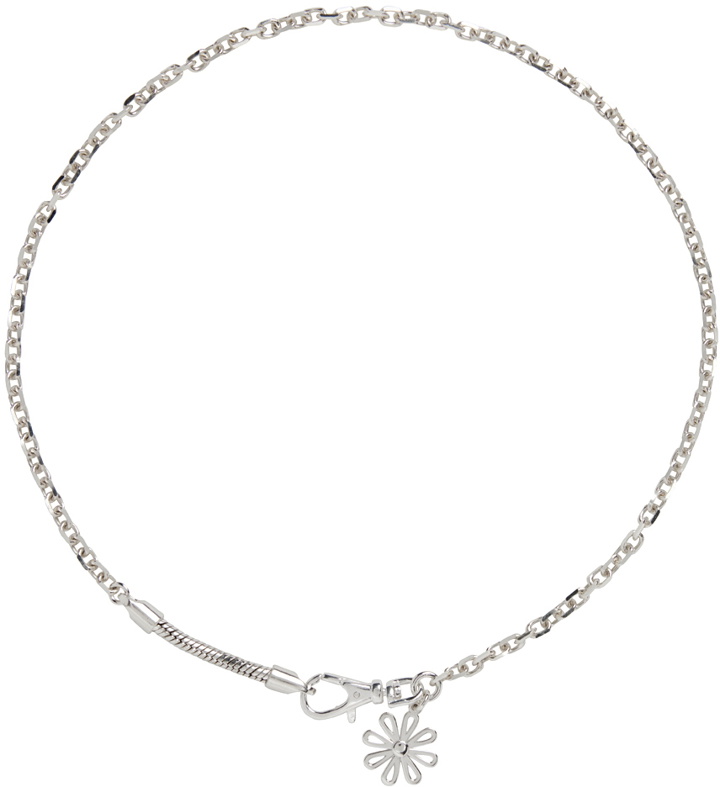 Photo: Martine Ali Silver Mini Flower Necklace