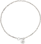 Martine Ali Silver Mini Flower Necklace