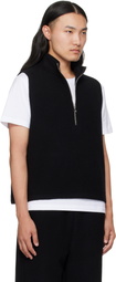 Rier Black Fleece City Sweater Vest