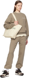 Museum of Peace & Quiet Brown Wordmark Sweatshirt