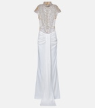 Clio Peppiatt Zsa Zsa embellished gown