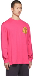 Moncler Genius 2 Moncler 1952 Pink Logo Long Sleeve T-Shirt