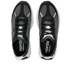 Norda Men's 001 Sneakers in Black Dyneema/Black