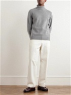 Caruso - Cashmere and Wool-Blend Rollneck Sweater - Gray