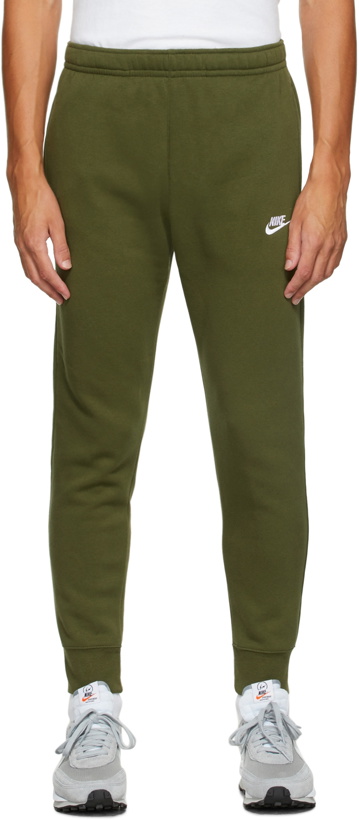 Photo: Nike Green Fleece Sportswear Club Lounge Pants