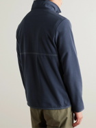 Cotopaxi - Amado Logo-Appliquéd Recycled-Fleece Half-Zip Jacket - Blue
