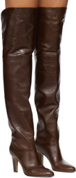 Chloé Brown Eve Thigh High Boots