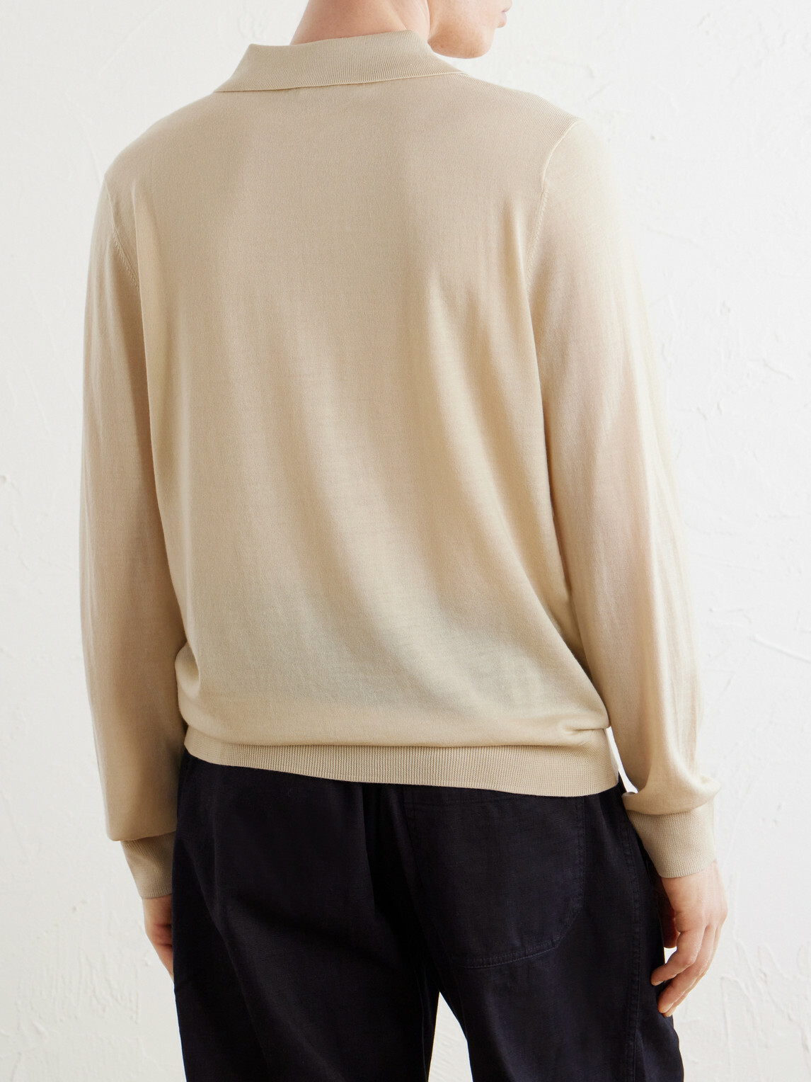 Paul Smith - Merino Wool Polo Shirt - Neutrals