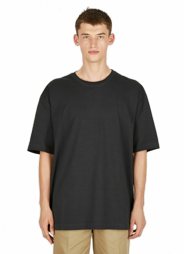 Photo: Four Stitch Oversized T-Shirt in Black