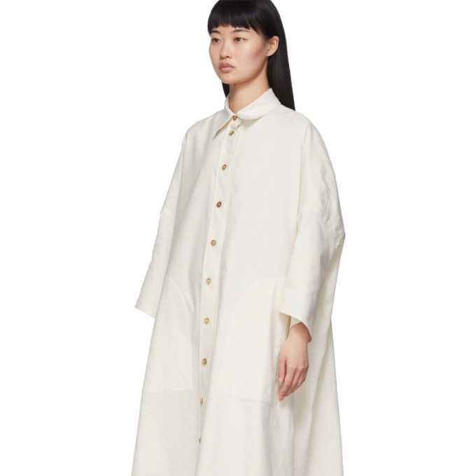 Joseph White Moroccan Linen Dress Joseph