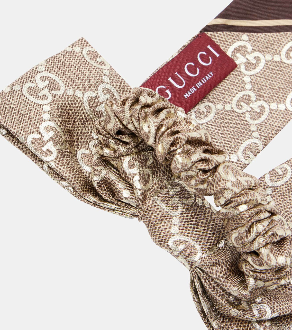 Gucci GG silk bow scrunchie