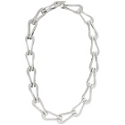 Sankuanz Silver Chain Link Necklace