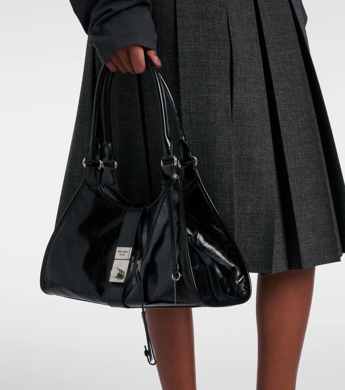 【PRADA】関税送料無料 MEDIUM SHOULDER BAG IN LEATHER Clay Prada Darling medium leather shoulder bag | PRADA