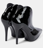 Alaïa Booties Slick patent leather ankle boots