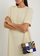 Khaite Webber Bouclé Midi Dress Natural