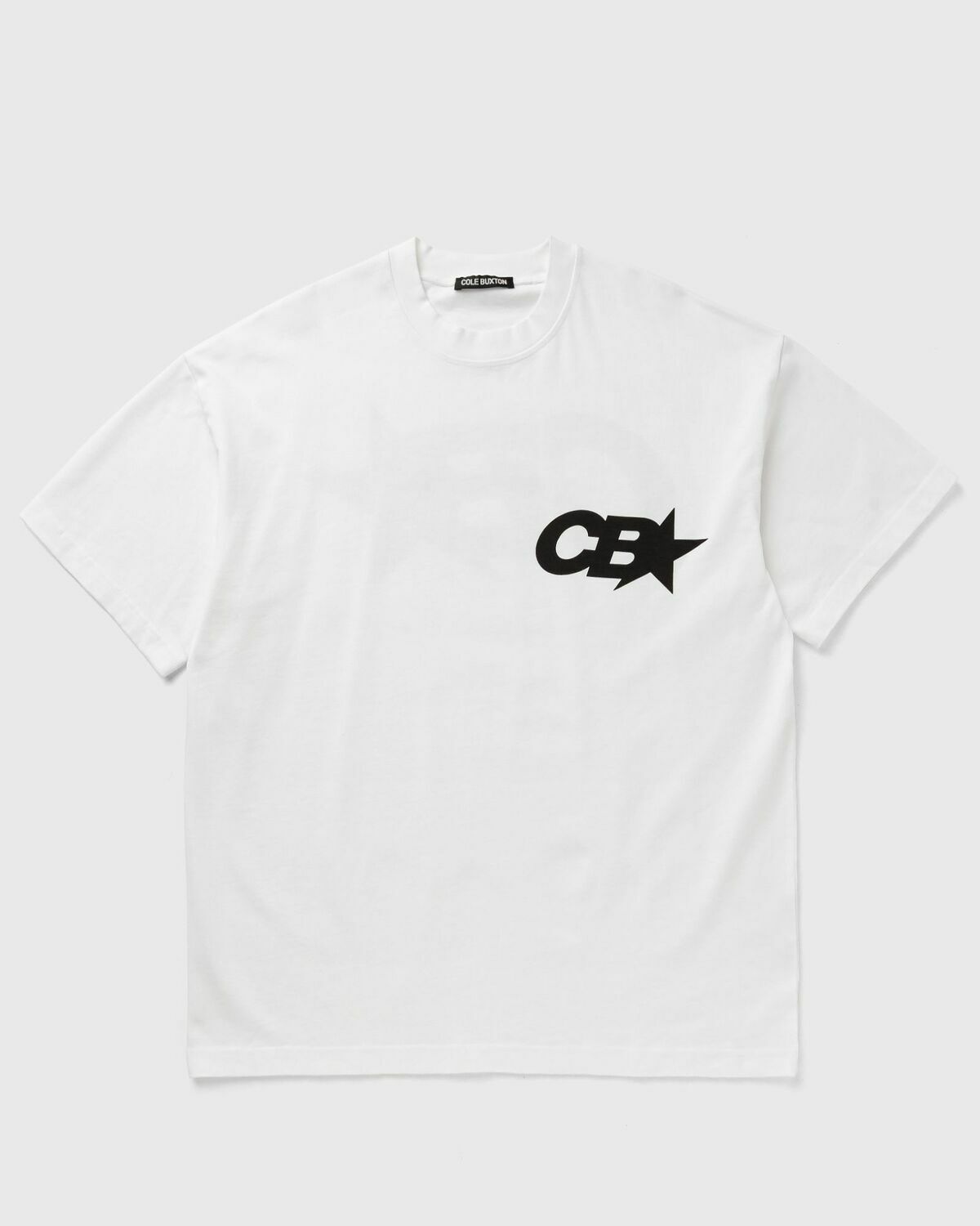 Cole Buxton CB STAR RACING TEE White Mens Shortsleefe