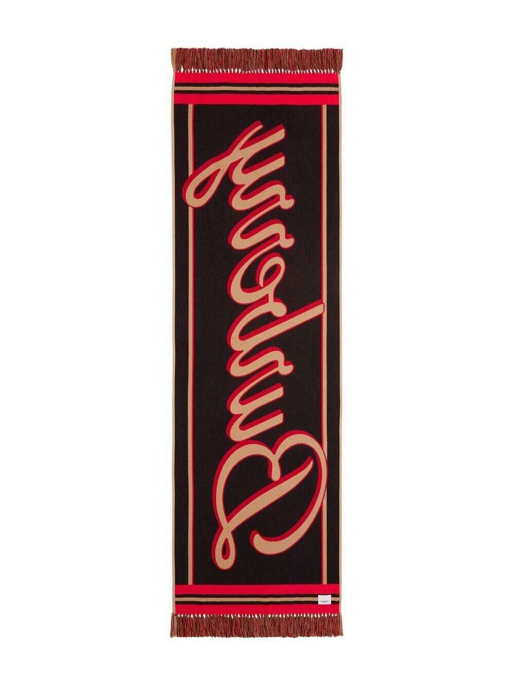 BURBERRY Logo Cotton Scarf Burberry