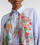 Etro Floral silk blouse