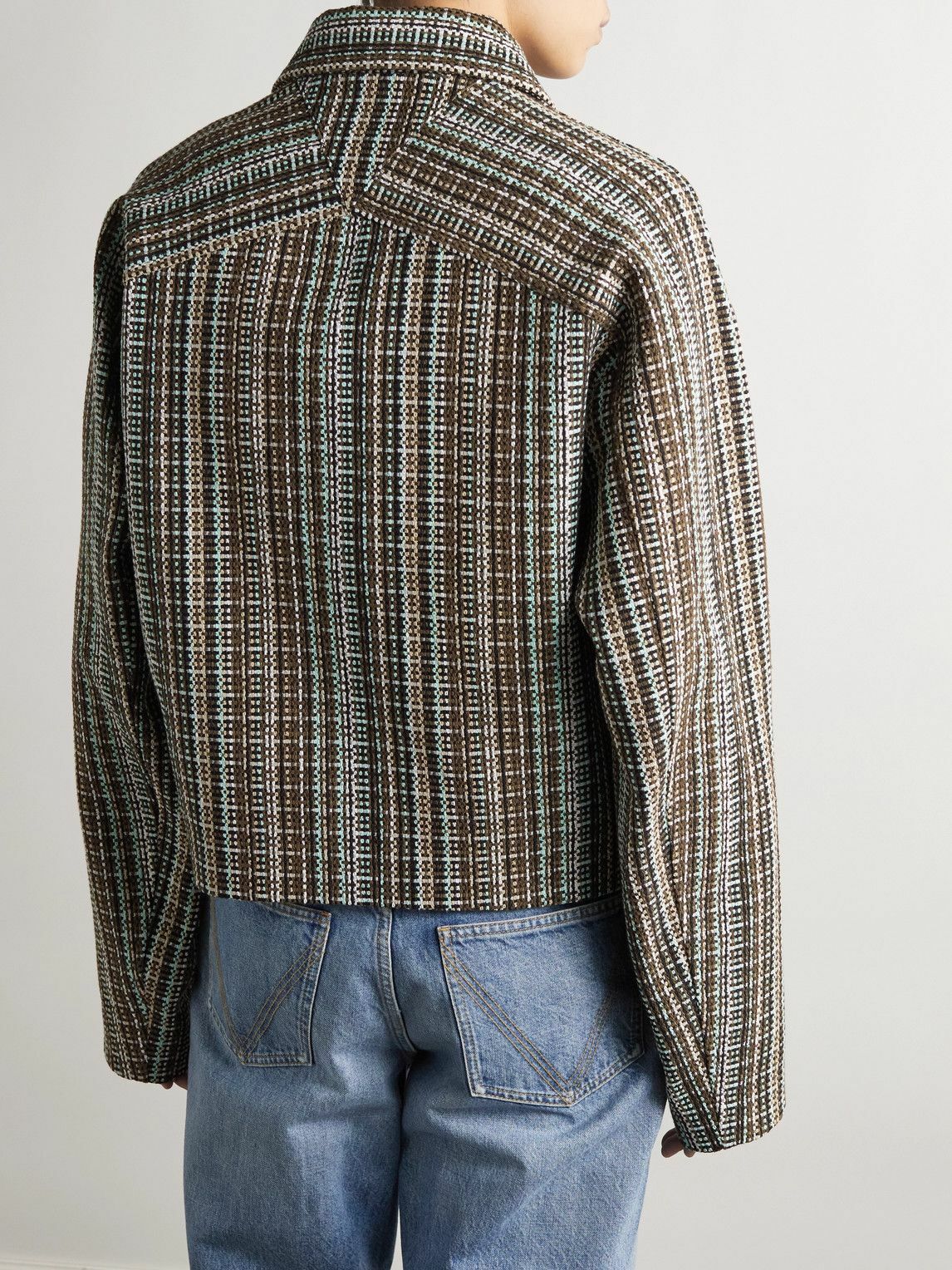 Bottega Veneta - Cotton-Blend Blouson Jacket - Black Bottega