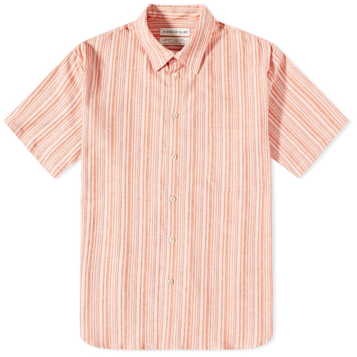 Photo: A Kind of Guise Men's Banepa Shirt in Chili Stripe