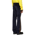 Missoni Navy Velvet Five-Pocket Trousers