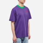 Adidas Men's Adicolor 70s Trefoil T-Shirt in Rich Purple