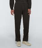 Les Tien - Paneled cotton sweatpants