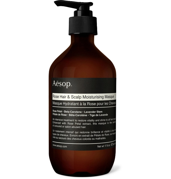 Photo: Aesop - Rose Hair & Scalp Moisturising Masque, 500ml - Colorless