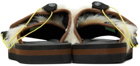 Suicoke Black & Brown DAO-3ab Sandals