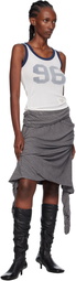 Acne Studios White Ribbed Tank Top