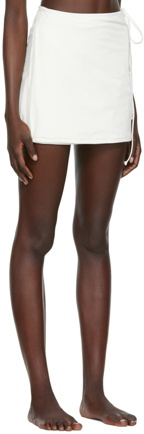 Reina Olga White Behati Cover Up Miniskirt