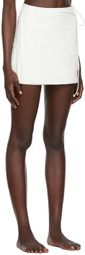 Reina Olga White Behati Cover Up Miniskirt